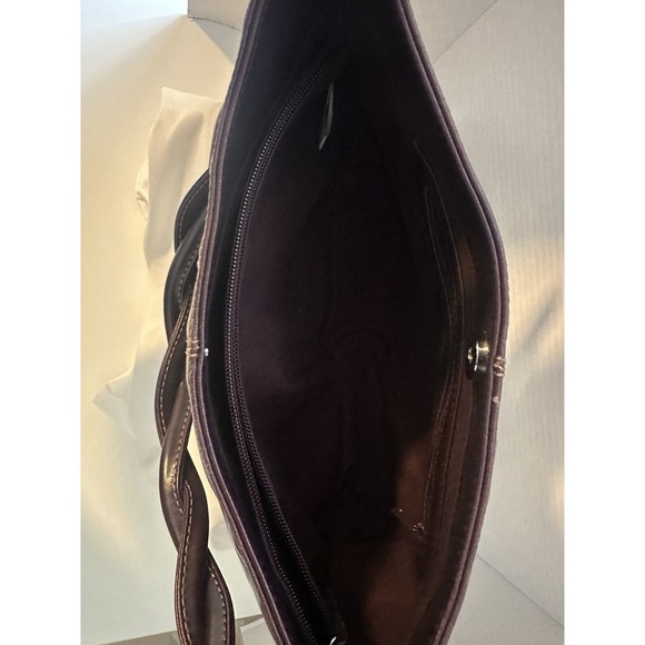 Peca & Pack Collection Purple Leather Shoulderbag - Picture 2 of 12